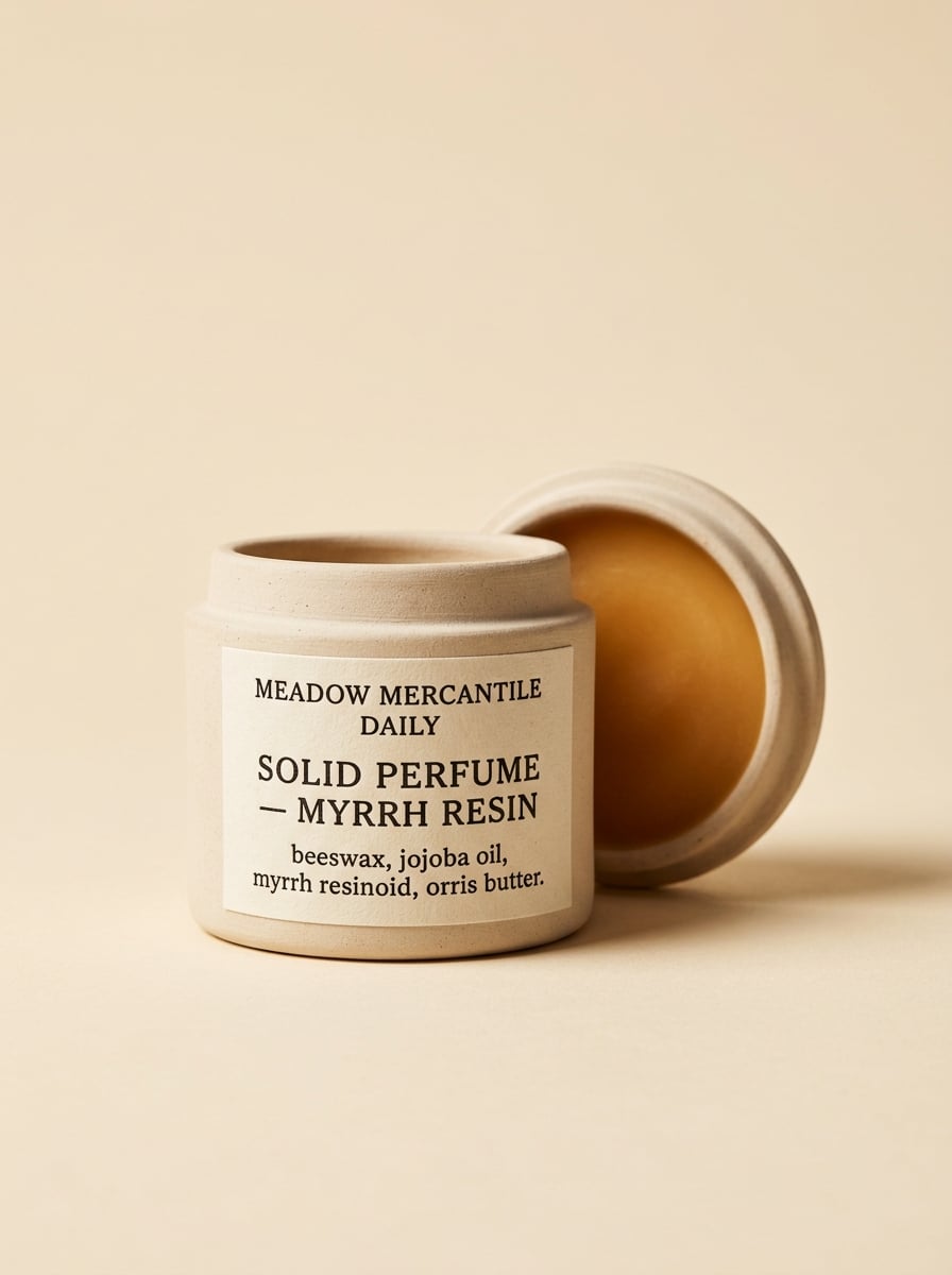 Solid Perfume — Myrrh Resin