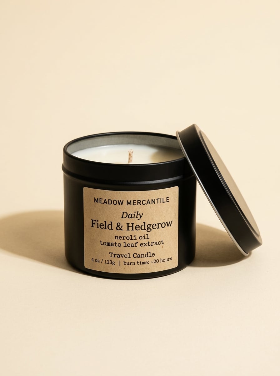Travel Candle — Field & Hedgerow