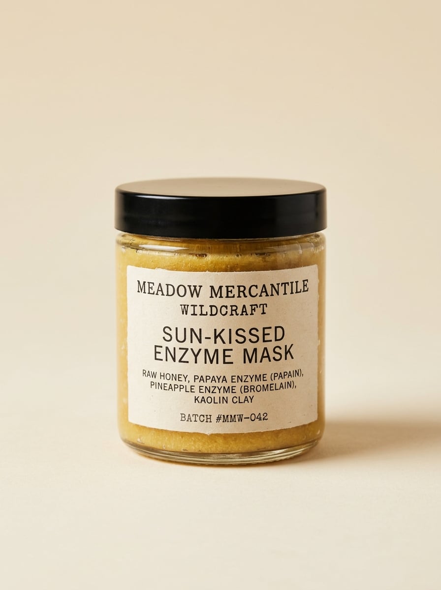 Sun-Kissed Enzyme Mask