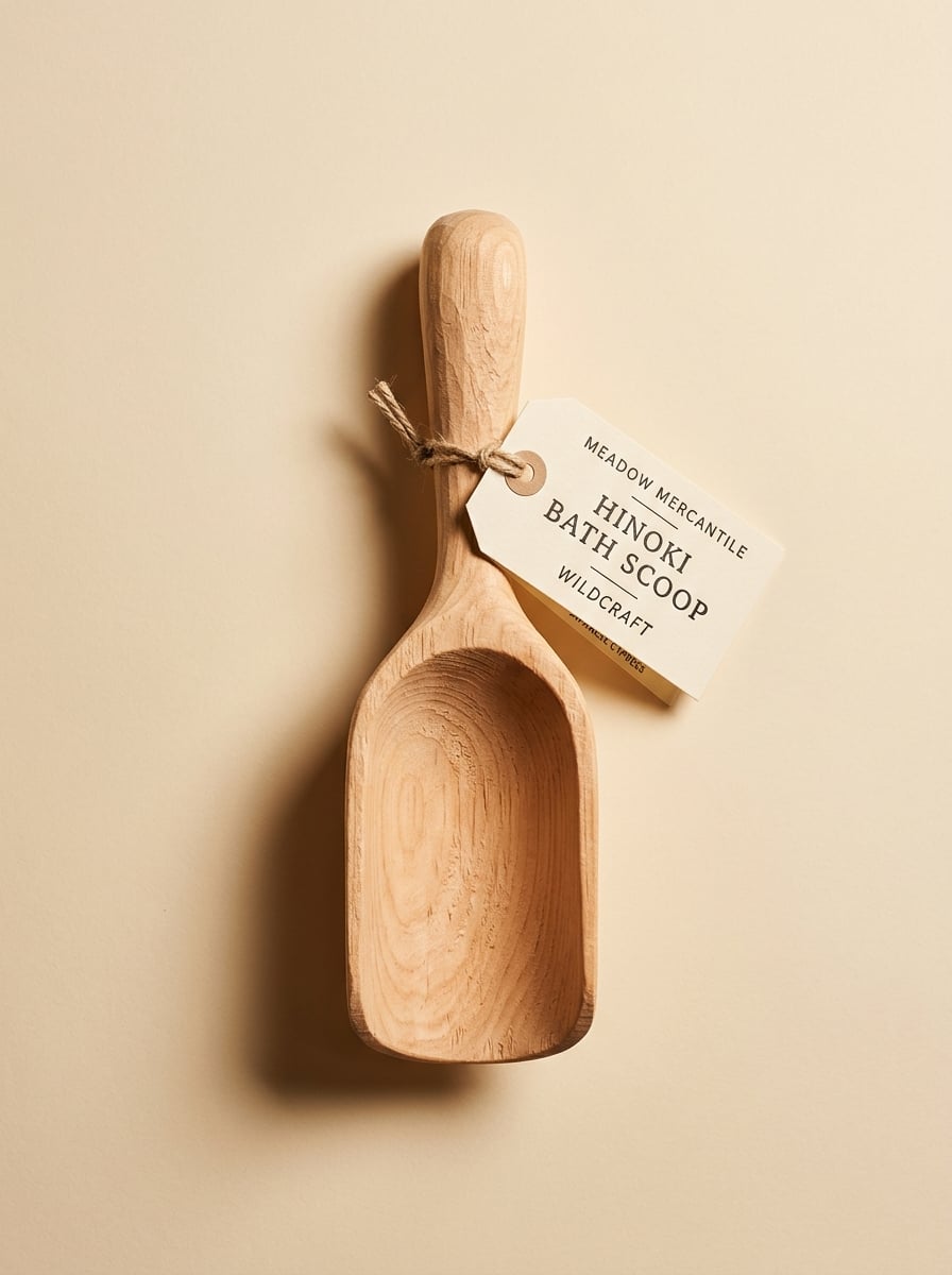 Hinoki Bath Scoop