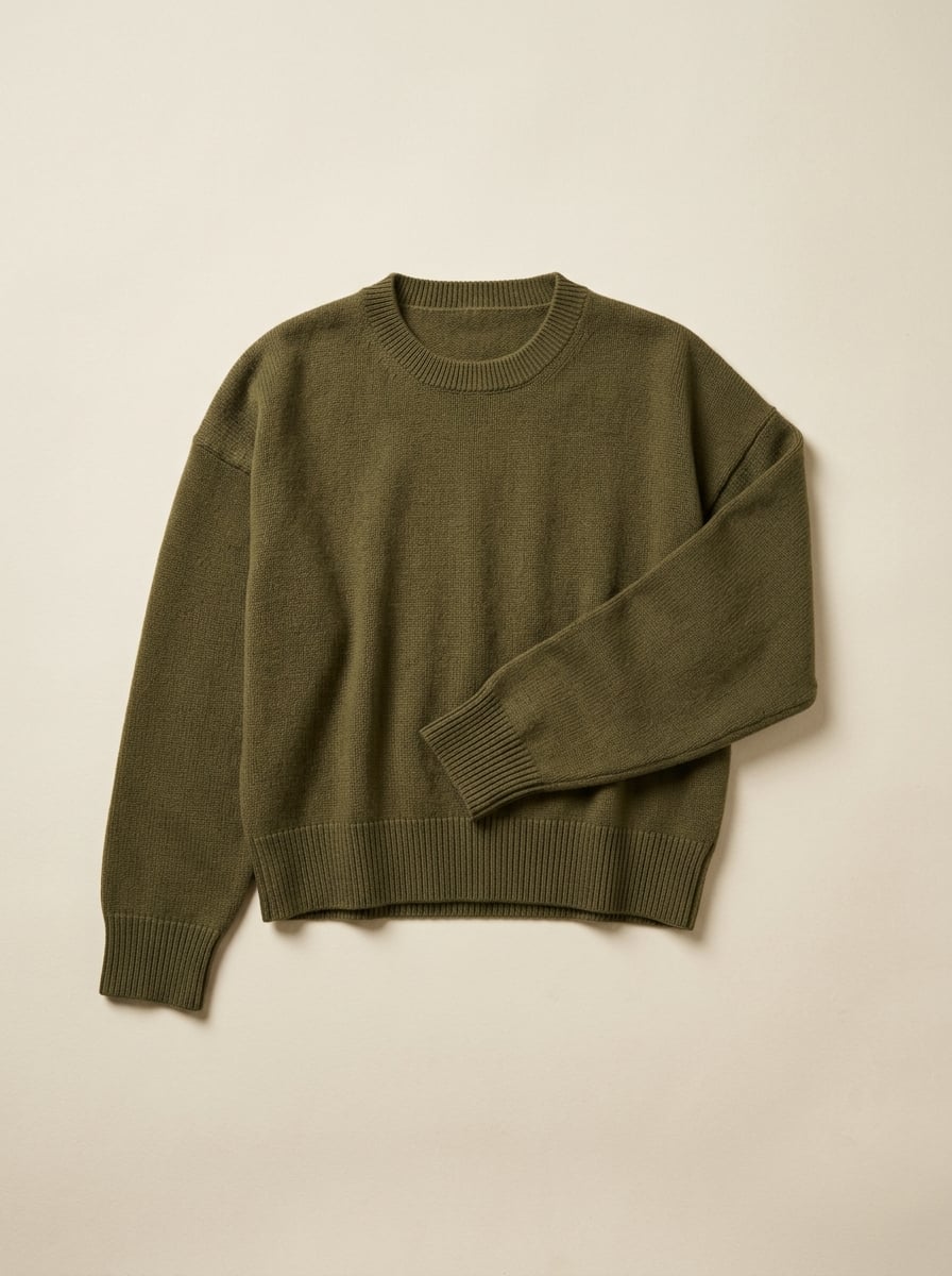 The Washed Lambswool Crewneck