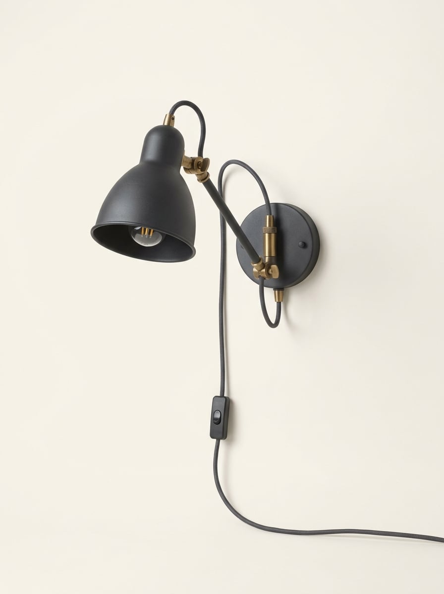 Plug-in Articulating Sconce