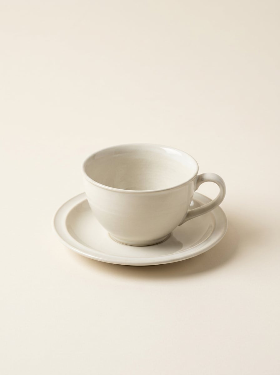 Rim Teacup & Saucer