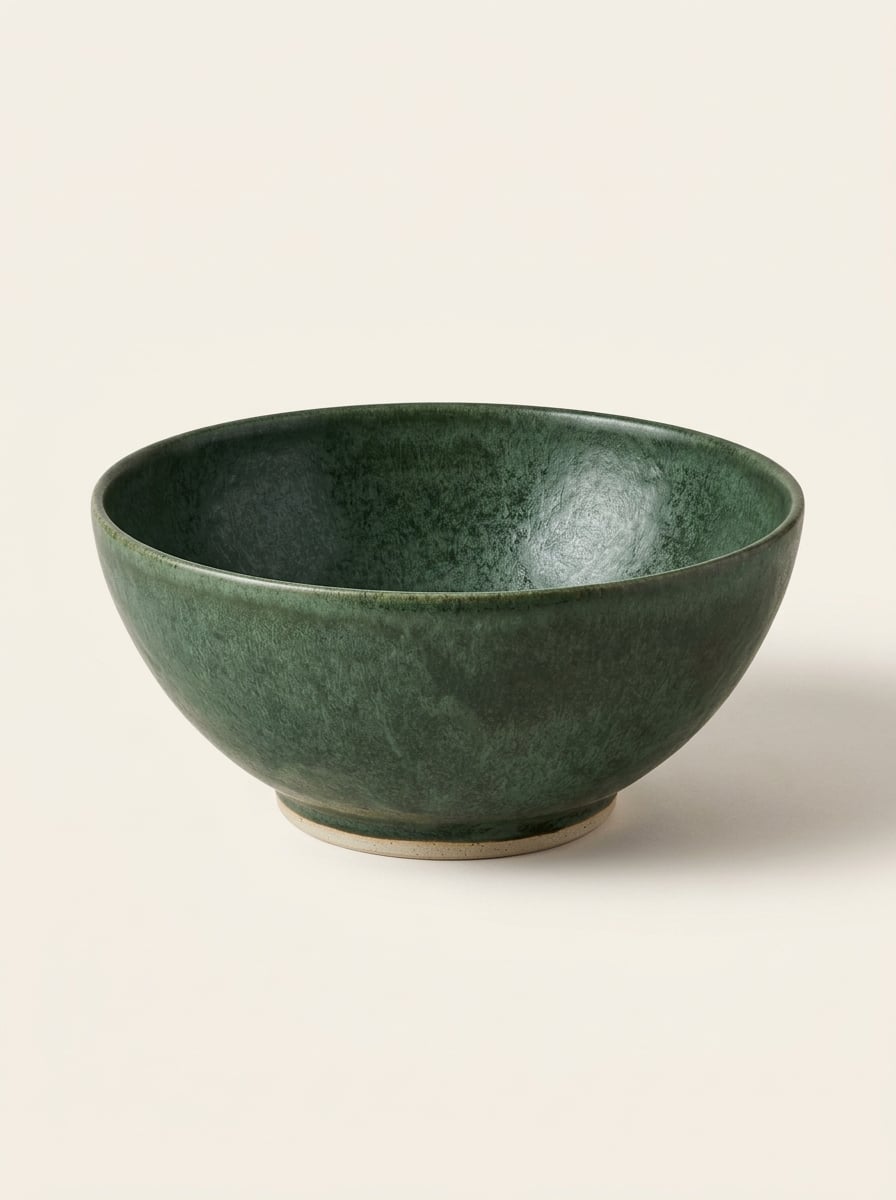 Crater Serving Bowl, Reactive Glaze