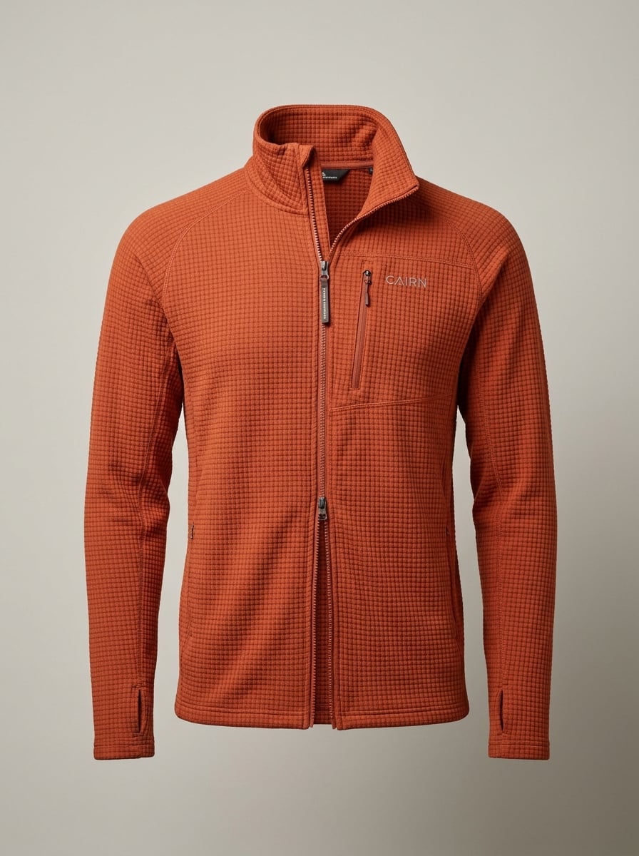Ascent Grid Zip-Neck — Men's