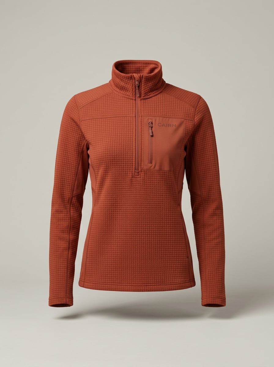Traverse Grid Fleece Pullover — Women's